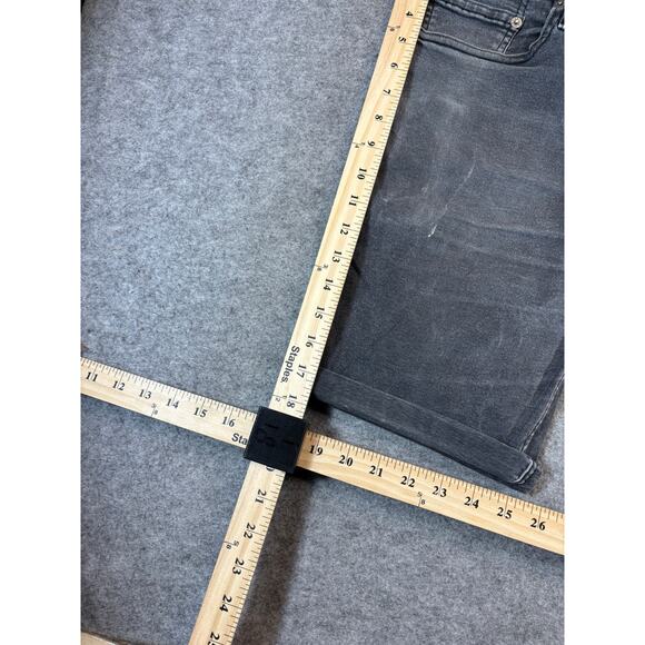 Levis Denim Jean Jorts Cargo Shorts Mens 32 Gray Carpenter Work Utility Baggy - Picture 2 of 8